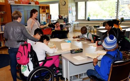 students in classroom